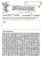 Vorschau - Arbeitsblätter - Von hinten wie von vorne. Palindrome. - Seite 1
