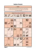 Vorschau - Arbeitsblätter - Sudoku 9x9: Deutsch - Logisches Denken fördern! - Seite 2