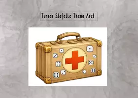 Vorschau - Spiele - Turnen Stafette Thema Arzt - Deckblatt
