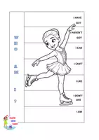 anteprima - Altro tipo di materiale - Winter Sports: 10 Olympic Sport flapbooks - Pagina 3