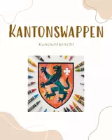 Vorschau - Mal- und Bastelvorlagen - Kantonswappen erfinden - Kunstprojekt - Deckblatt