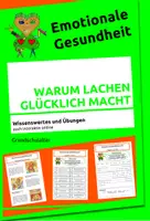 Vorschau - Arbeitsblätter - Warum Lachen glücklich macht - Wissenswertes und Aufgaben - Deckblatt