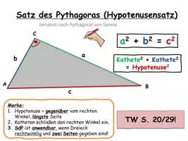 Vorschau - Fördermaterial/Inklusion - Präsentation - Satz des Pythagoras - Seite 3
