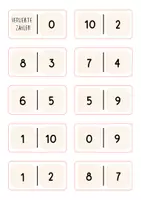 Vorschau - Spiele - Domino Mathematik Verliebte Zahlen - Seite 1