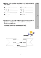 Vorschau - Test - Klassenarbeit Brüche (Bruchteile benennen, gemischte Zahlen, Erweitern und Kürzen) - Seite 3