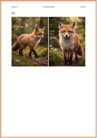 Vorschau - Arbeitsblätter - Klassenarbeit Tierbeschreibung (Klasse 5/6) – „Der schlaue Rotfuchs“ (inkl. EWH) - Seite 2