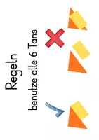 Vorschau - Stundenentwürfe - Mini Tangram Revisionsreihe Figuren nachlegen Pultperle - Seite 3