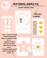 Vista previa - Hojas de trabajo - Jugant amb síl•labes🌸✨ - Portada