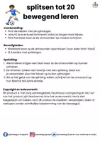Voorbeeld - Splitsen tot 20 speurtocht lente - Pagina 1