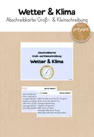 Vorschau - Arbeitsblätter - Bundle Abschreibkarteien Groß- & Kleinschreibung - Seite 1