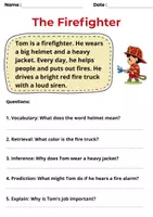 Aperçu - Feuilles d'exercices - Kit pédagogique Reading Comprehension Bundle | VIPERS - Page 1