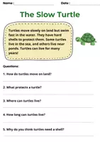 Aperçu - Feuilles d'exercices - Animal Reading Comprehension | Non-Fiction - Page 1
