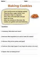 Aperçu - Feuilles d'exercices - Reading Comprehension | Fruit & Healthy Eating - Page 1