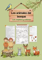 Vorschau - Arbeitsblätter - Los animales del bosque//Tiere im Wald - Deckblatt