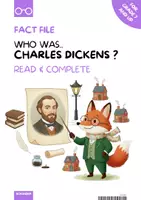 Vorschau - Arbeitsblätter - CHARLES DICKENS – Steckbrief: Englisch Arbeitsblatt Biografie & Leseverstehen - Deckblatt