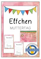Vorschau - Arbeitsblätter - Elfchen zum Muttertag (z.B. als Muttertagsgeschenk) - Deckblatt
