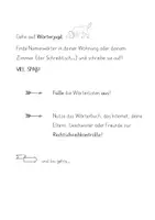 Vorschau - Arbeitsblätter - Wir gehen auf Wörterjagd 2. Schreibflüssigkeit trainieren - Seite 2