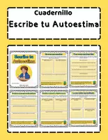 Vista previa - Hojas de trabajo - Cuadernillo Escribe tu autoestima - Portada