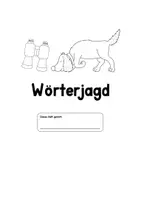 Vorschau - Stundenentwürfe - Wir gehen auf Wörterjagd 1. Schreibflüssigkeit trainieren - Seite 1