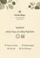 Vorschau - Anderer Materialtyp - Daily Planner - Kalender - Kalenderblatt für einen Tag - Deckblatt