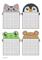 Vorschau - Arbeitsblätter - Hundertertafel - Übungen, Spiele und Pixelbilder - Seite 3