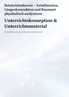 Vorschau - Unterrichtsreihen - Relativitätstheorie verständlich & abiturrelevant unterrichten - Deckblatt