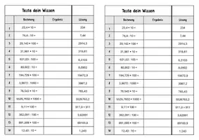 Vorschau - Arbeitsblätter - Rechentricks mit Dezimalzahlen - Arbeitsblätter - Seite 3