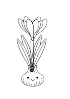 Vorschau - Mal- und Bastelvorlagen - Basteln Fensterbild Krokus Frühling - Seite 2
