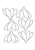 Vorschau - Mal- und Bastelvorlagen - Basteln Fensterbild Krokus Frühling - Seite 3