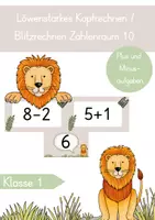 Vorschau - Spiele - Materialpaket Blitzrechnen/ Kopfrechnen Zahlenraum 0 bis 20 - Deckblatt