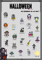 Vista previa - Hojas de trabajo - Halloween - Lexique - Portada