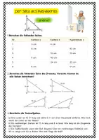 Vorschau - Arbeitsblätter - Der Satz des Pythagoras - Deckblatt