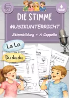 Vorschau - Arbeitsblätter - Die Stimme, Stimmbildung und A Cappella Musikunterricht - Deckblatt