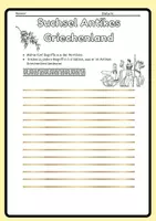 Vorschau - Arbeitsblätter - Griechenland Suchsel Geschichte Klasse 5/6 - Seite 1