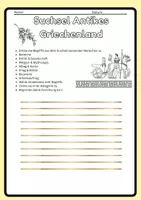 Vorschau - Arbeitsblätter - Griechenland Suchsel Geschichte Klasse 5/6 - Seite 2