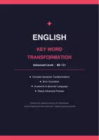 Vorschau - Arbeitsblätter - SentenceTransformation – Advanced Level B2 / C1 - Deckblatt