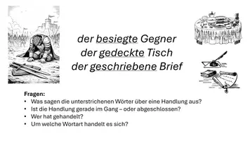 Vorschau - Präsentationen/Tafelbilder - Einführung des Partizip Perfekt Passiv (PPP) in Latein - Seite 1