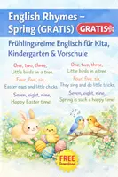Vorschau - Bildkarten - English Rhymes – Spring (GRATIS) 🌸 | Frühlingsreime Englisch für Kita, Kindergarten & Vorschule - Deckblatt
