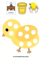 Vista previa - Manualidades / Dibujos para colorear - MIS PRIMEROS ANIMALES SENSORIALES - página 1