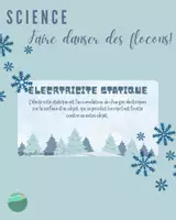 Aperçu - Feuilles d'exercices - Flocons science - Page de couverture