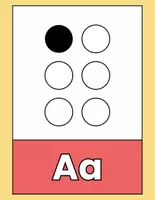 Aperçu - Préparation de séance / Séance complète - Braille Alphabet +26 fiches d'activités - Page 1