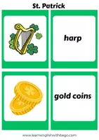 Vista previa - Juegos / Gamificación - Memory cards St Patrick Vocabulary - página 3