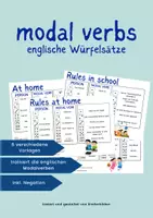 Vorschau - Arbeitsblätter - Englisch: Modalverben (Würfelvorlage) - Deckblatt