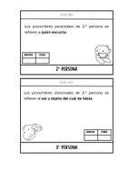 Vista previa - Hojas de trabajo - CUADERNO INTERACTIVO PARA LOS PRONOMBRES PERSONALES - página 2