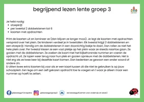 Voorbeeld - begrijpend lezen lente bewegend leren - Pagina 1