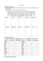 Vorschau - Arbeitsblätter - Wortarten anwenden und bestimmen - Deckblatt