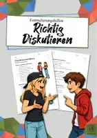 Vorschau - Arbeitsblätter - Formulierungshilfen zum Diskutieren - Deckblatt