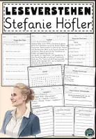 Vorschau - Arbeitsblätter - Stefanie Höfler Lesen und Verstehen Arbeitsblätter mit Lesetext, Fragen - Deckblatt