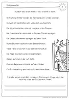 Vorschau - Arbeitsblätter - Leseheft Frühling (Frühlingshaftes Leseheft) - Klasse 3 - Seite 3