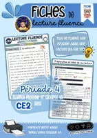Aperçu - Fiches - Fiches lecture fluence et prosodie niveau 4 CE2 - Page de couverture